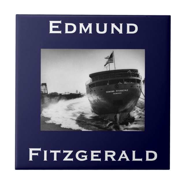 Azulejo De Cerâmica O Edmund Fitzgerald (Frente)