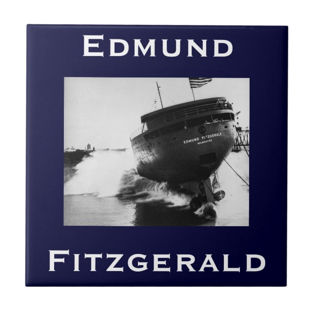 Azulejo De Cerâmica O Edmund Fitzgerald (Frente)