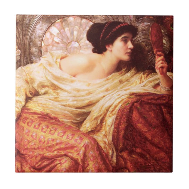 Azulejo De Cerâmica O espelho (Frente)