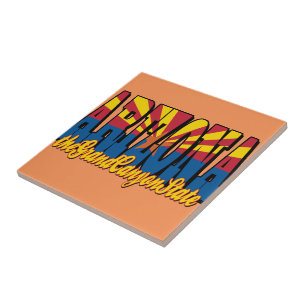 Azulejo De Cerâmica O Estado do Grande Canyon