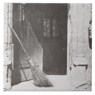 Azulejo De Cerâmica O estar aberto, em março de 1843 (foto de b/w)