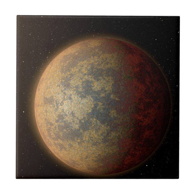 Azulejo De Cerâmica O Exoplaneta Quente Rocky Hd 219134 B. (Frente)