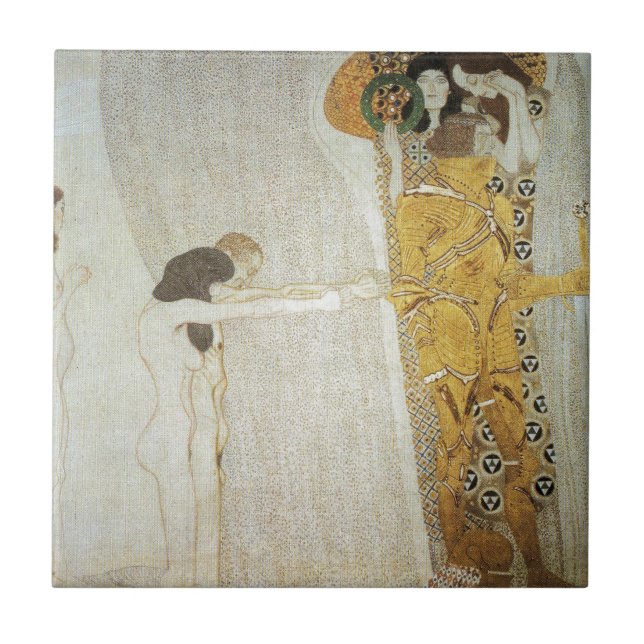 Azulejo De Cerâmica O friso de Beethoven: O desejando para a (Frente)