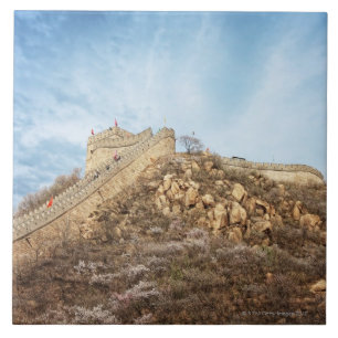 Azulejo De Cerâmica O Grande Muralha de China fora de Beijing