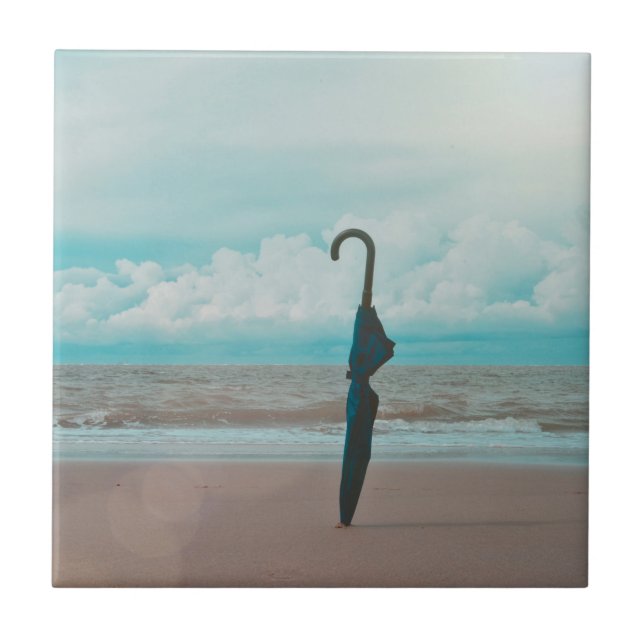 Azulejo De Cerâmica O guarda-chuva - (Frente)