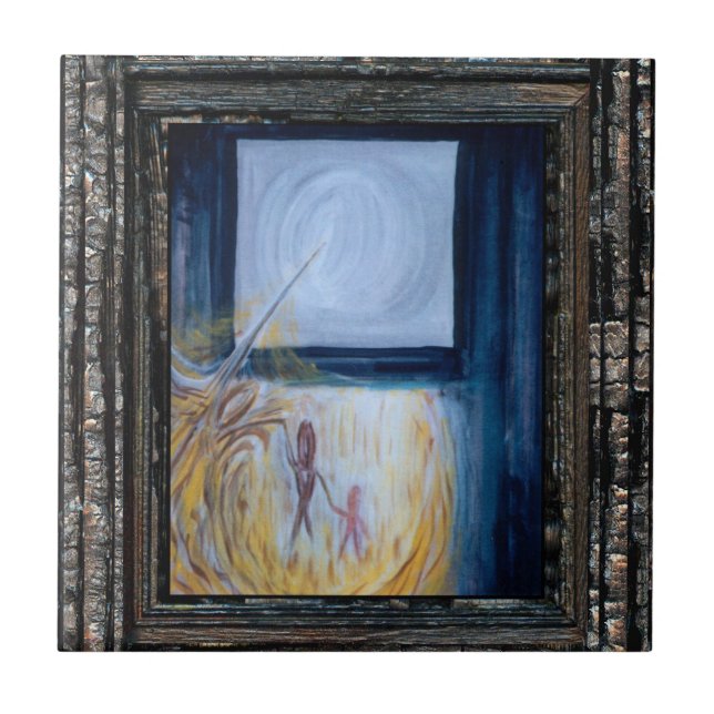 Azulejo De Cerâmica O Guardião (Frente)