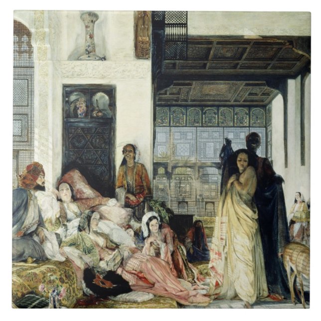Azulejo De Cerâmica O Harem (Frente)
