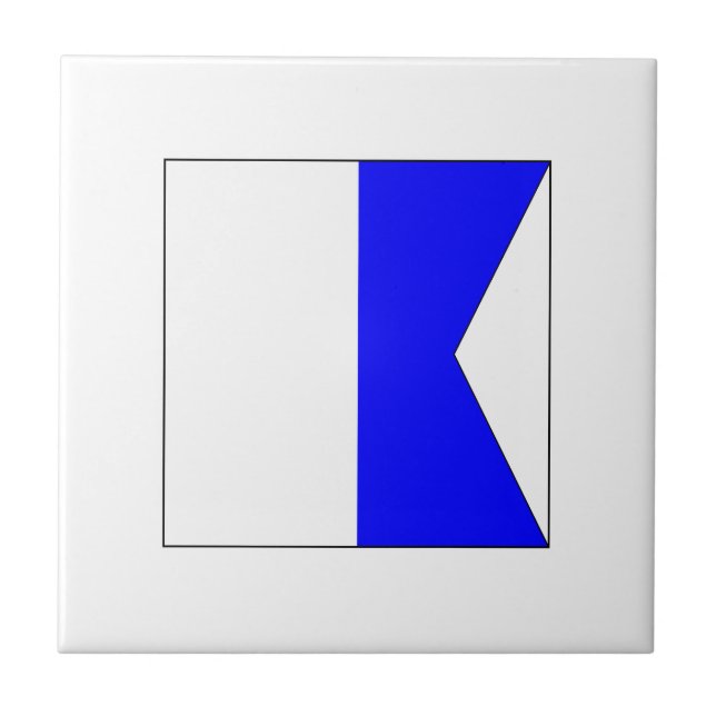 Azulejo De Cerâmica O ICS embandeira A (Frente)