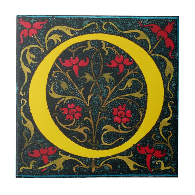 AZULEJO DE CERÂMICA  O INICIAL, 1520. (Frente)