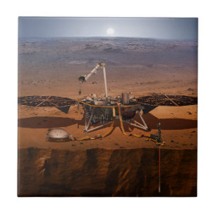 Azulejo De Cerâmica O Insight Lander