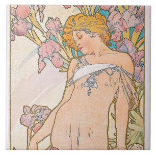 Azulejo De Cerâmica O Íris Flexible Photo Magnet