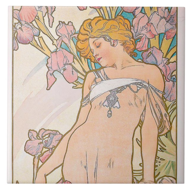 Azulejo De Cerâmica O Íris Flexible Photo Magnet (Frente)