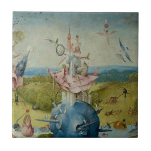 Azulejo De Cerâmica O jardim de prazeres terrestres