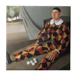 Azulejo De Cerâmica O Juggler (por Antonio Donghi)