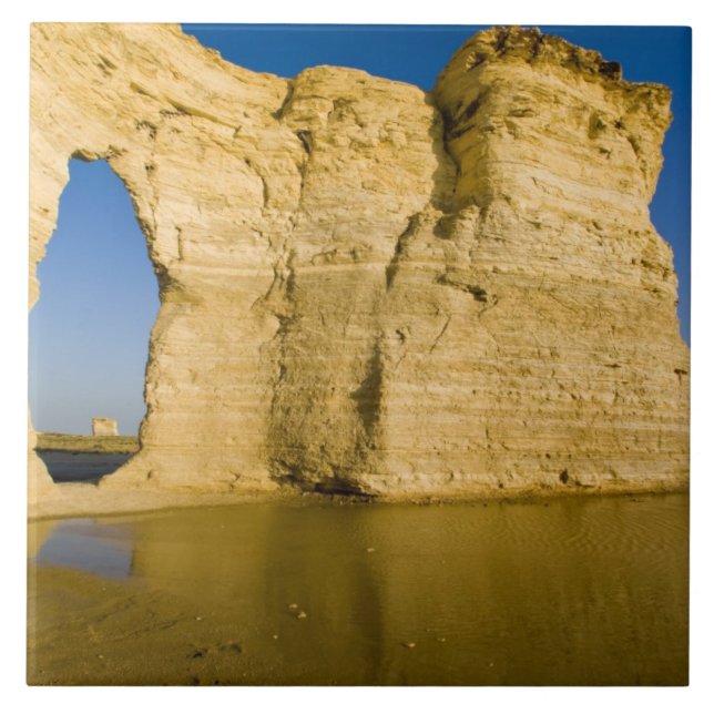 Azulejo De Cerâmica O keyhole of the Monument Rocks aka Chalk (Frente)