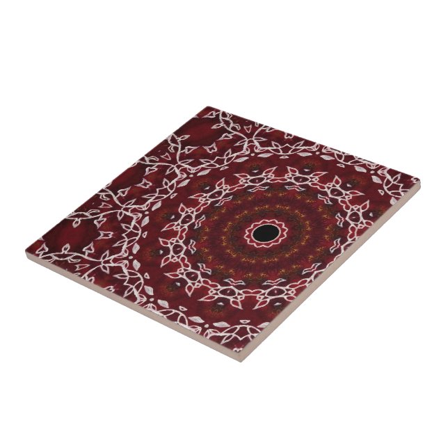 Azulejo De Cerâmica O Labirinto Escarlate (Lateral)