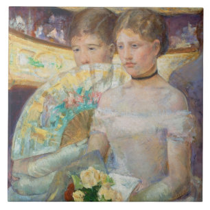 Azulejo De Cerâmica O Loge, 1882 (óleo em canvas)