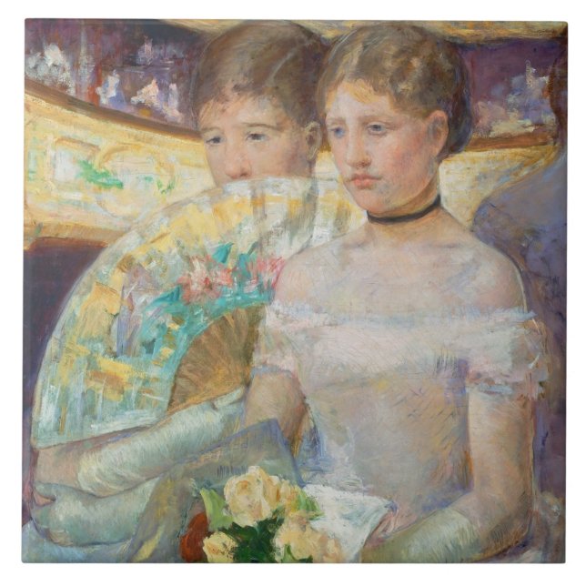 Azulejo De Cerâmica O Loge, 1882 (óleo em canvas) (Frente)