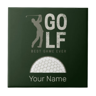 Azulejo De Cerâmica O melhor jogo do Golf Sport para Golfe e Coaches