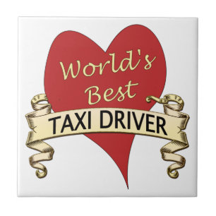 Azulejo De Cerâmica O melhor taxista do mundo