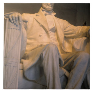 Azulejo De Cerâmica O Memorial Lincoln em Washington DC.