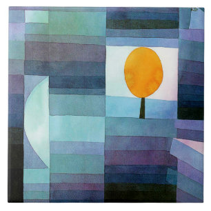 Azulejo De Cerâmica O mensageiro do outono, Klee