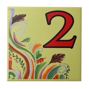 Azulejo De Cerâmica O metro telha o quadro floral 2 dois