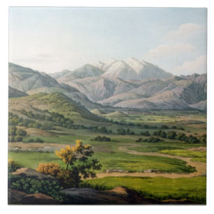 Azulejo De Cerâmica O Monte Olimpo, como visto entre Larissa e babá, p