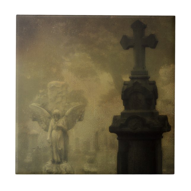 Azulejo De Cerâmica O Nevoeiro Gótico (Frente)