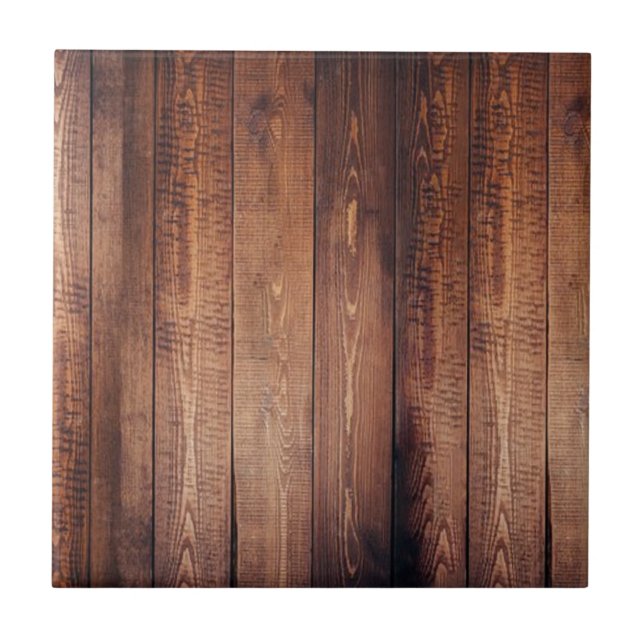 Azulejo De Cerâmica O olhar de madeira real! (Frente)