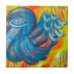 Azulejo De Cerâmica O Olho