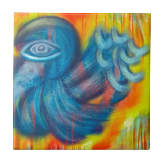 Azulejo De Cerâmica O Olho (Frente)