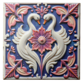 Azulejo De Cerâmica O Pacto da Flor do Cisne