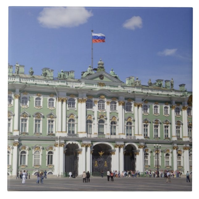 Azulejo De Cerâmica O Palácio de inverno, Ruas Petersburgo, Rússia (RF (Frente)