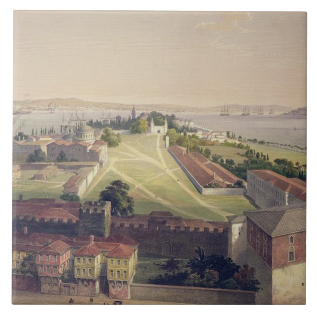 Azulejo De Cerâmica O panorama de Constantinople, chapeia 22 'do Sof (Frente)