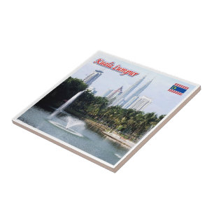 Azulejo De Cerâmica O panorama do zMY021 KUALA LUMPUR Malásia Ásia,