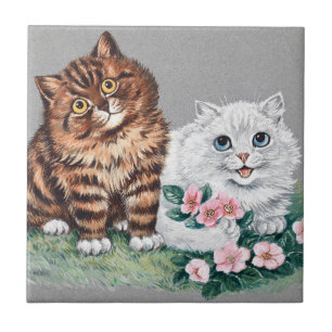 Azulejo De Cerâmica O Par Mais Doce, Louis Wain
