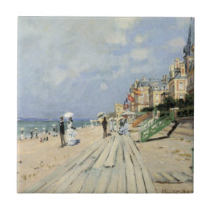 Azulejo De Cerâmica O passeio em Trouville por Claude Monet