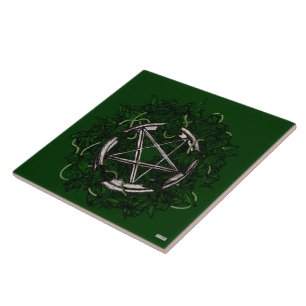 Azulejo De Cerâmica O Pentacle & a hera