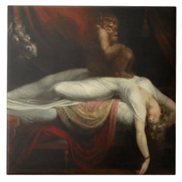 Azulejo De Cerâmica O Pesadelo (de Henry Fuseli)