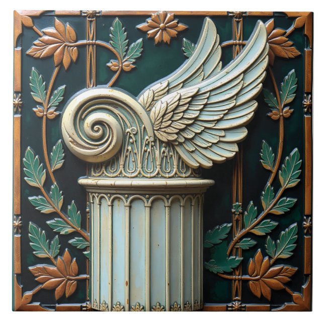 Azulejo De Cerâmica O Pilare do Aeon (Frente)