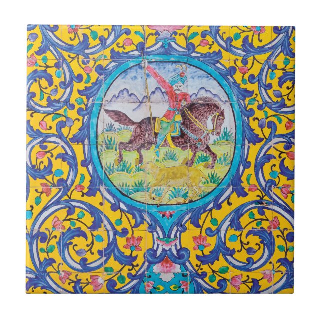 Azulejo De Cerâmica O primavera de Shiraz (Frente)