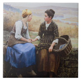 Azulejo De Cerâmica O primeiro luto (simpatia em luto)