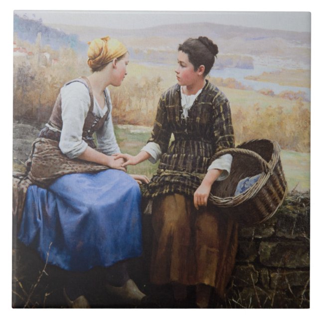 Azulejo De Cerâmica O primeiro luto (simpatia em luto) (Frente)