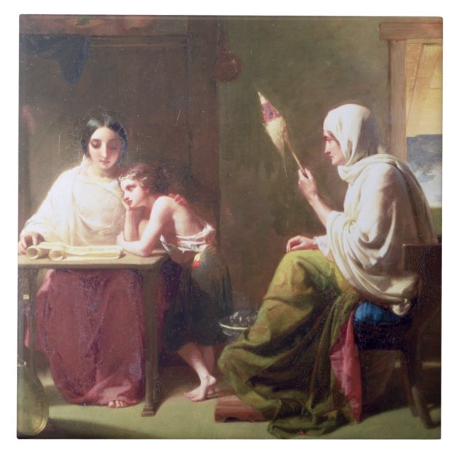 Azulejo De Cerâmica O princípio de Timothy (Frente)