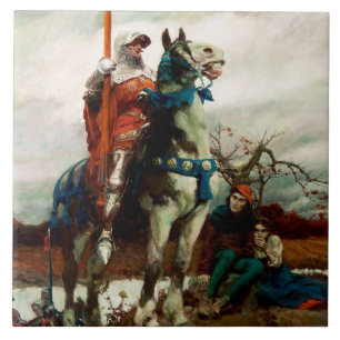 Azulejo De Cerâmica O próximo Lancaster por Howard Pyle