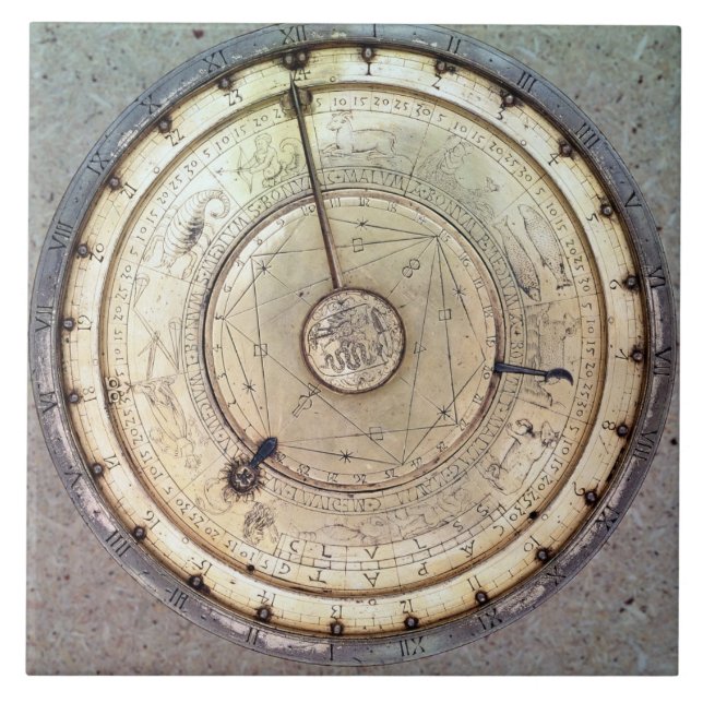 Azulejo De Cerâmica O pulso de disparo conduzido primeiro primavera (Frente)