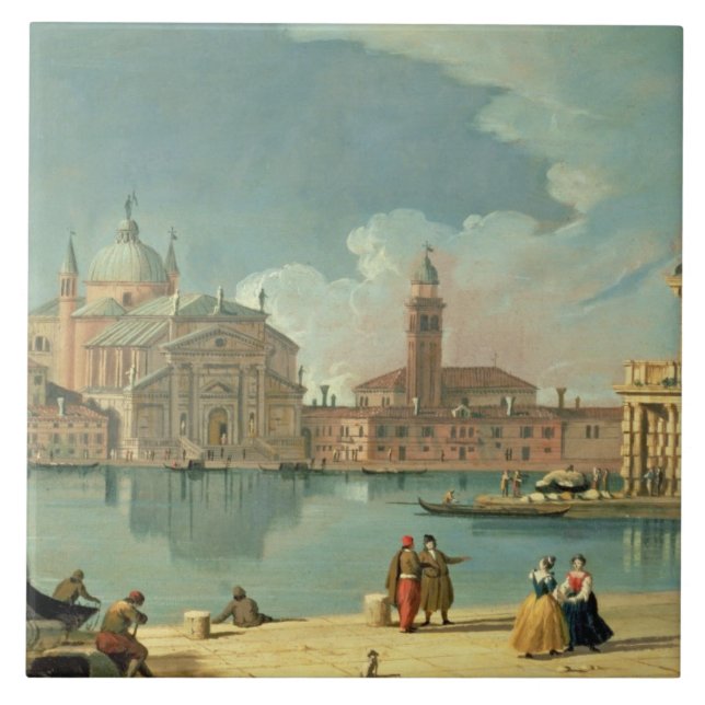 Azulejo De Cerâmica O Redentore, Veneza (Frente)