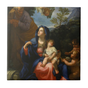 Azulejo De Cerâmica O resto no vôo em Egipto