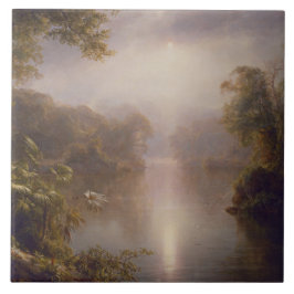 Azulejo De Cerâmica O rio da luz (Manhã nos trópicos)